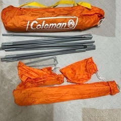 Coleman オレンジ　サンシェードの画像