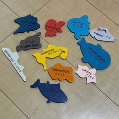 木製パズル 海の生き物　11ピースの画像
