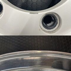 BRS 社外ホイール 15インチ 4本 7J6HPCD139.7-15 希少 ランクルプラド 旧ハイラックス等 ホワイト　(SHA001)の画像