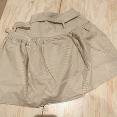 【BENETTON】希少品！ベネトンフォーミュラ1 ミニスカート　ストライプの画像