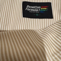 【BENETTON】希少品！ベネトンフォーミュラ1 ミニスカート　ストライプの画像