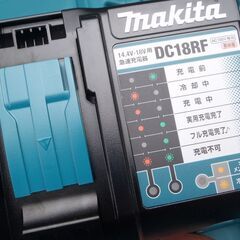 マキタ　18V充電式グラインダーの付属品　急速充電器　他　未使用の画像