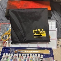 水彩道具の画像