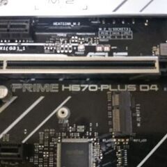 【BIOS OK】ASUS H670 PLUS D4 プチ訳ありジャンクの画像