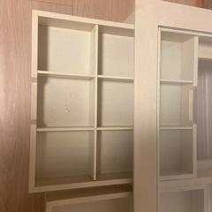 引き出し付ガラスローテーブルの画像