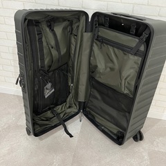 完売モデル 激レア ドンキホーテ BE-PAL×greenstage  コラボ　キャンピングキャリーファミリーサイズ　90ℓ マットカーキーの画像