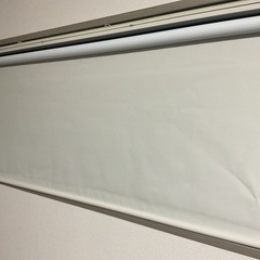 7/20日まで★ニトリ NITORI☆ブラインドカーテン☆ホワイト カーキ色系の画像
