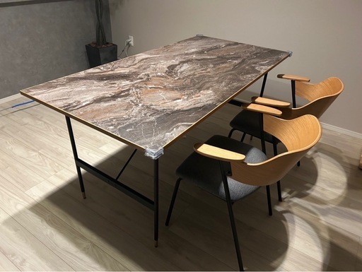 美品】a-depeche ダイニングテーブル ダイニングチェア