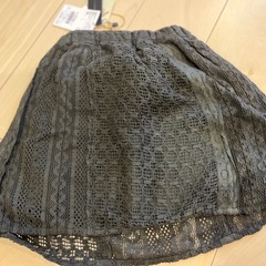 MARKEY'S マーキーズ　チャコールグレー レーススカート Sの画像