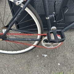 黒色 ピストバイクの画像