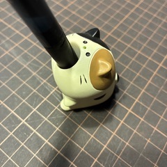 三毛猫　ペン立ての画像