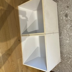 無料でお譲り　カラーボックスの画像