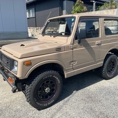 H2年　ジムニー　赤ヘッド　F.Rパイプバンパー　オールペイントの画像