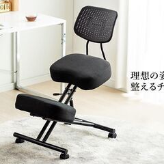 バランスチェア（黒）の画像