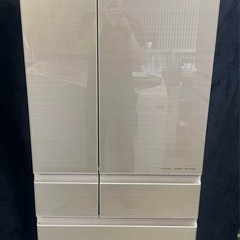 【美品横傷あり】Panasonic 大容量冷蔵庫 525L 2023年 NR-F539HPX-Nの画像