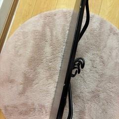 ニトリ折りたたみローテーブル黒　　の画像