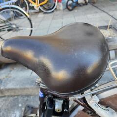 『ＳＡＬＥ　３０％』　電動自転車　ヤマハ　２４インチ　バッテリー　充電器　付き　茶色　配達可能の画像