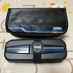 【美品】サーモス　弁当箱　ステンレス