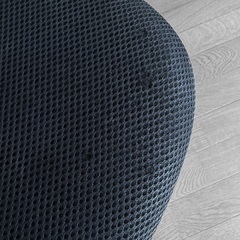 オフィスチェア《ハイバックチェア ロッキング 高さ調整 黒 メッシュ 中古》の画像