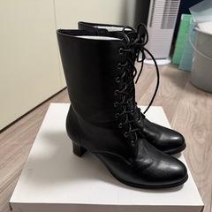 【取引終了】大学卒業式袴用ブーツ(24.0cm)の画像