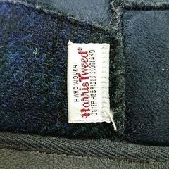HARRIS TWEED　ハリスツイード　サイズ M 黒　ブーツの画像