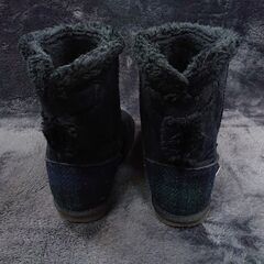 HARRIS TWEED　ハリスツイード　サイズ M 黒　ブーツの画像