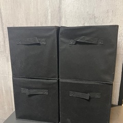 折りたたみ収納ボックス　9個！　ブラックの画像