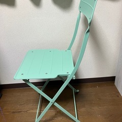 ⭐︎最終値下げ⭐︎IKEA スンドソー　折り畳みチェア　ライトグリーンの画像