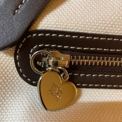 【お値下げ】Burberry ブルーレーベル　コットンレザー　トートバッグの画像