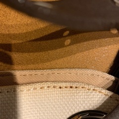 【お値下げ】Burberry ブルーレーベル　コットンレザー　トートバッグの画像
