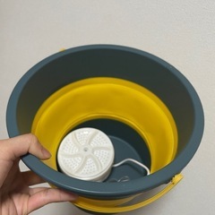 下着洗濯機とバケツセットの画像