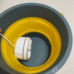 下着洗濯機とバケツセットの画像