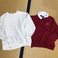 秋から冬用　トレーナー　2枚 