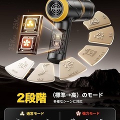 新品！！ハンディクリーナー 車載掃除機 コードレス 35000Pa ライト付き 強力吸引力の画像
