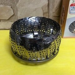 新品並み美品★ミネックスメタル ステンレス製 むし器  14〜24cmの画像