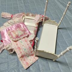 リカちゃんゆめみるベッド ピンク タカラトミーの画像