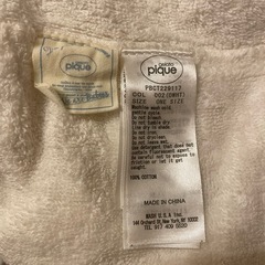 ベビーバスローブの画像