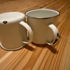 Coleman コールマンホーロー食器セット　 マグカップ 大皿　ボウルセットの画像