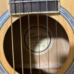 lumber ギター　ケース付きの画像