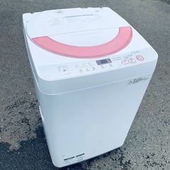 EJ495番 SHARP 電気洗濯機 ES-GE60R-Pの画像