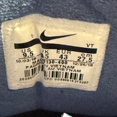 NIKEシューズ！27.5センチ！の画像