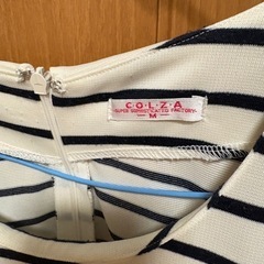 C.O.L.Z.A ストライプ長袖ミニワンピース Mサイズの画像