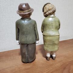 手作り ハンドメイド  粘土  人形 おばあちゃん おじいちゃんの画像