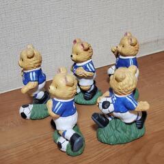 クマ テディベア サッカー  人形 置物の画像