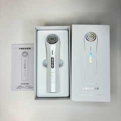 美顔器 EMS イオン　温熱　ボディケア 3色LED 光エステ 4モード 3段階レベル 超音波振動 毛穴ケア の画像