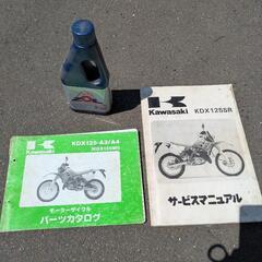 カワサキ　KDX125SR　LEDライト＆LEDテール＆フェンダーレスの画像