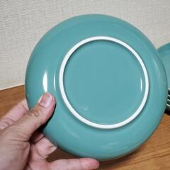 緑  グリーン お皿 取り皿の画像