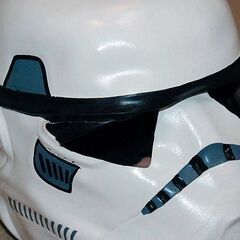スターウォーズストームトルーパーマスク装着フルフェイスヘルメット(頭周り58cm～60cm)スキー、スノーボードに/非売品オリジナル加工品の画像