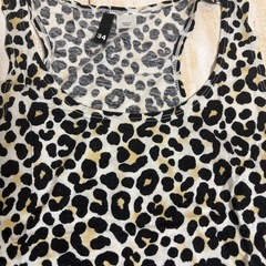 【美品】H&M ヒョウ柄タンクトップの画像