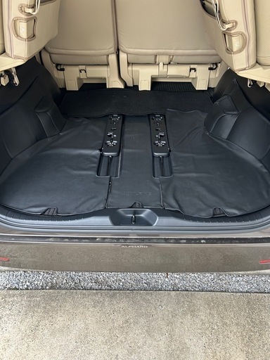 アルファード ヴェルファイア 30 アルパイン ラゲージマット シートベルトパッド ALPINE ラゲッジプロテクタ